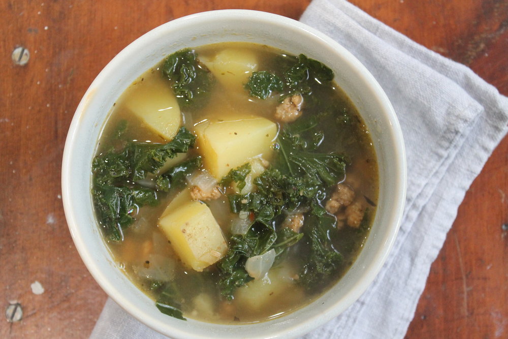 Vegan Version of Olive Garden's Zuppa Toscana Soup !