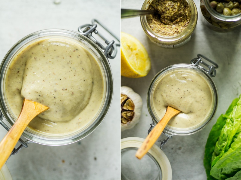 Vegan Caesar dressing - to save your salad !