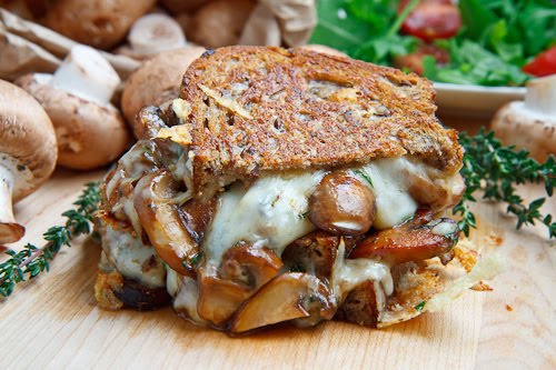 Grilled Portobello and Cheez Sandwich