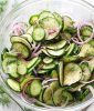 Cucumbers, Olive & Dill Salad